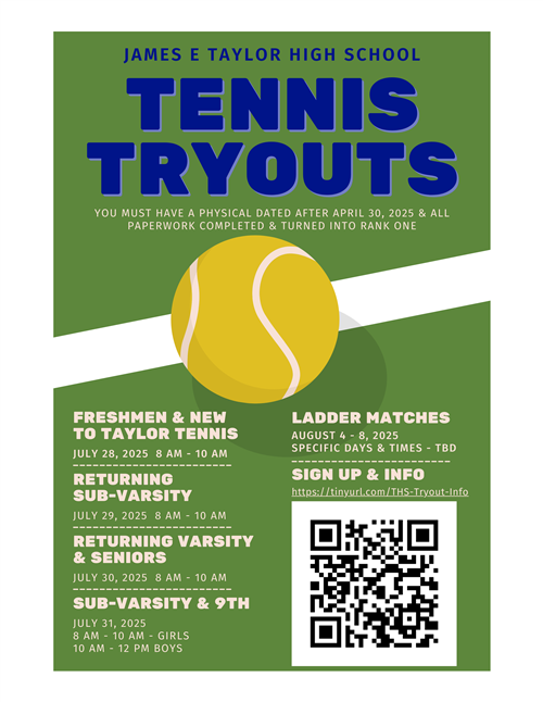 Tennis Tryouts